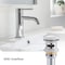 Kibi Pop Up Drain Stopper for Bathroom with Overflow KPW102CW - alternate 4